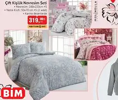 MOLİNELLA ÇİFT KİŞİLİK NEVRESİM SETİ